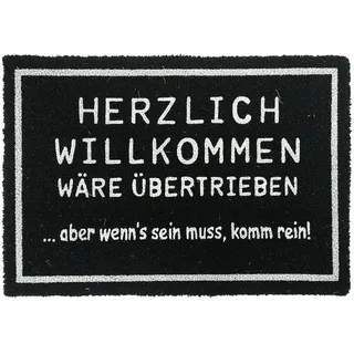 Relaxdays Kokos 60 x 40 cm Schwarz