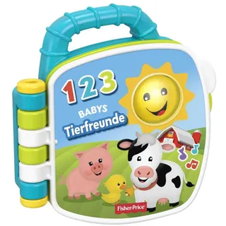 Fisher-Price Tierfreunde-Liederbuch, Babyspielzeug mit Musik, Lernspielzeug