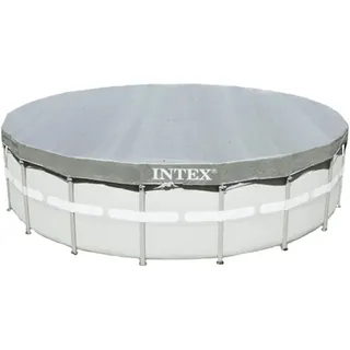Intex Deluxe Abdeckplane grau Ø 549 cm