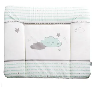 roba Wickelauflage "Happy Cloud", blau, weiß, grau),