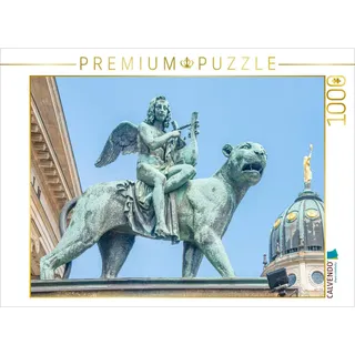 CALVENDO Puzzle Berlin, Skulpturen im Konzerthaus | 1000 Teile Lege-Größe 64x48cm Foto-Puzzle für glückliche Stunden