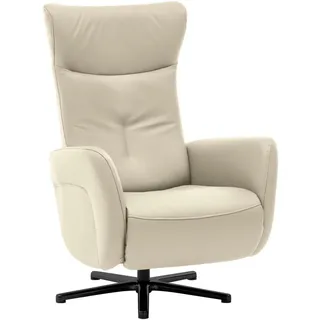 Beldomo Speed Relaxsessel , Creme, Naturfarben , Leder , Echtleder , Rindleder , 76x112x83 cm , Goldenes M , Fußauswahl, Lederauswahl, Stoffauswahl, Relaxfunktion, Liegefunktion , Wohnzimmer, Sessel, Ledersessel