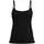 Essential Cotton Spaghetti-Top Schwarz 36-38