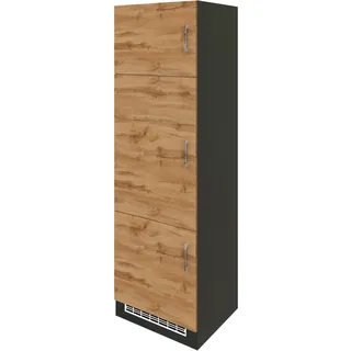 Held Hochschrank Kühlschrankumbau 60 x 200 x 60 cm Eiche