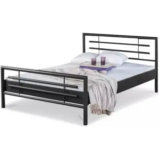Metallbett Lola – 100 x 200 cm / schwarz