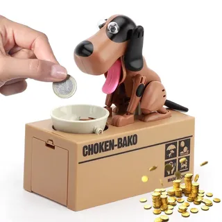 Kinfezlon Spardose Hund Frisst Geld, Hungriger Hund Spardose, Hungry Dog Sparschwein, Hundesparschwein, Hungrige Sparsch Kinder Spardoses Dog Frisst Geld, EIN Neues Sparschwein für Mädchen Jungen