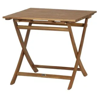 Siena Garden Falun Klapptisch 80 x 80 x 74 cm braun