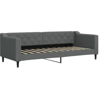 vidaXL Tagesbett Dunkelgrau 80x200 cm Stoff - Grau