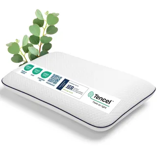 DOLCISOGNI® Nackenkissen - Ergonomisches Kissen für ultimativen Komfort in jeder Schlafposition - Nackenstützkissen mit Premium Tencel Faser - Mittelfest Memory Foam Kopfkissen - für Bezüge 40x80cm