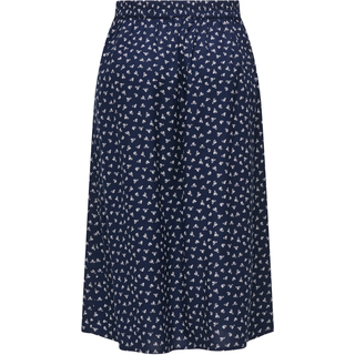 Sommerrock ONLY "ONLMILANO AOP LIFE LONG SKIRT WVN NOOS", Damen, Gr. XS (34), night sky aop:valentina print, Web, Obermaterial: 100% Viskose, bedruckt, lang, Röcke Sommerrock, Viskose