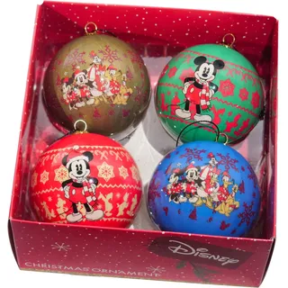 Disney Weihnachtskugel-Set Mickey 4 Stück