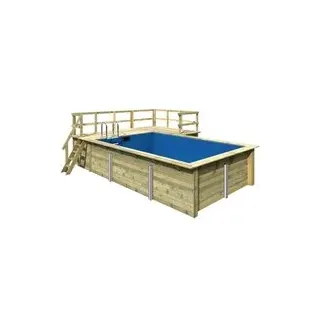 Karibu Rechteck Pool Modell 3 Variante C 530 x 350 x 124 cm