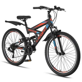 licorne bike gmbh Licorne Bike Strong V Premium Mountainbike 26 Zoll RH 54 cm Schwarz/Blau/Orange