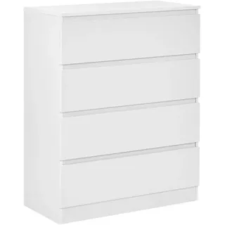 Beliani Kommode 80 x 100 x 40 cm Weiß