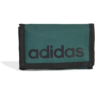 adidas Unisex LINEAR Wallet, Collegiate Green/Black, One Size