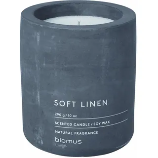 blomus Duftkerze -FRAGA- | Farbe Magnet | Größe Ø 9 cm | Duft Soft Linen | Aus Beton und Sojawachs; Für eine angenehme Duftatmosphäre; Höhe 11 cm