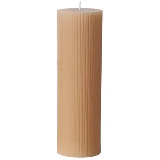 BOLTZE Classic Stumpenkerze beige 20cm (1 Stück)