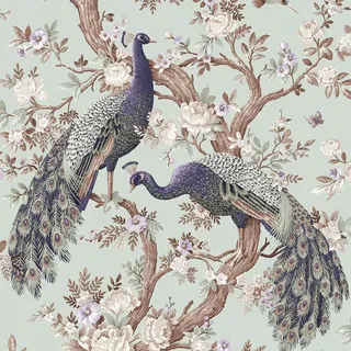 Laura Ashley Vliestapete Belvedere Duck Egg 10,05 x 0,52 m