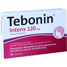 Bild von Tebonin intens 120 mg Filmtabletten 30 St.