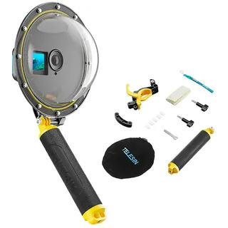 TELESIN Wasserdichte Kuppel für Dji Action 3/4