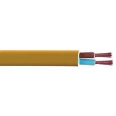 Debflex 155310 Kabel Bobinot 5 m HO3VVH2-F 2x0,75 | goldfarben