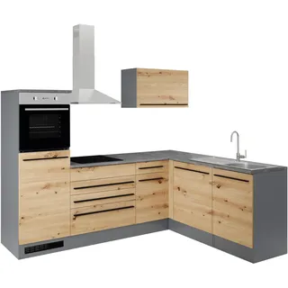 BASIC by Balculina Winkelküche L-Form 260 x 175 cm braun