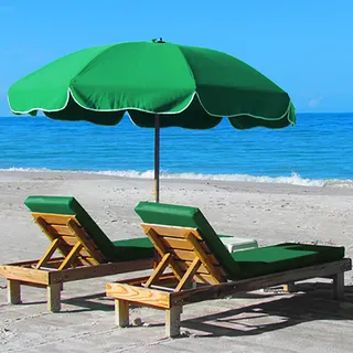 Sekey Sonnenschirm Rund Ø 160 cm Terrassen Gartenschirm Strandschirm mit kurbel & Schutzhülle Neigungswinkel und Höhe verstellbar, Grün - Grün