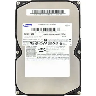 Festplatte Samsung 250Gb SP2514N 8Mb Cache 7200Rpm ATA-133 3,5" Zoll