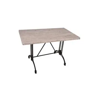 Garden Pleasure MORENA Bistrotisch rechteckig Spanplatte hellbraun 110,0 x 70,0 x 74,0 cm, 1 St.