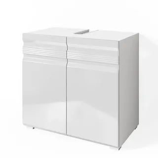 Vicco Waschbeckenunterschrank 60 x 56 cm Weiß Hochglanz