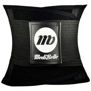 Medi Belle Schwarzer Taillengürtel, Größe L, Unisex, Erwachsene, Schwarz