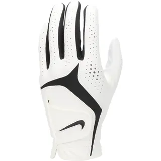 Nike Golfhandschuh Dura Feel X Herren – Strapazierfähiger Golf Glove Left Hand – Starker Grip & Hoher Komfort – Atmungsaktiver Golfhandschuh, Pearl White/Pearl White/Black, M/L
