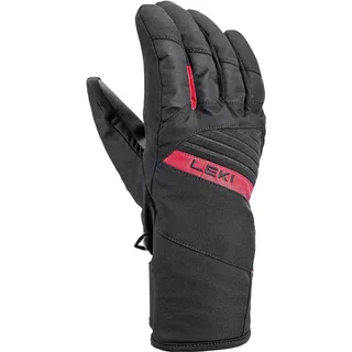Leki Cosmos Skihandschuhe Schwarz/Rot 8,5