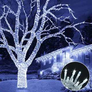 rosikey LED Lichterkette 100 m Kaltweiß