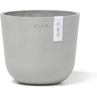 Ecopots Pflanztopf Oslo Mini Weißgrau 16 cm x 14 cm