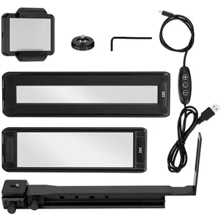 JJC 35 mm und 120 Film-Digitizer-Adapter, Film-Negativ-Scanner mit LED-Hintergrundbeleuchtung, 135 (35 mm) & 120 Filmhalter, Einstellstab für Negative, Kopieren, Digitalisieren, Wiederherstellen von