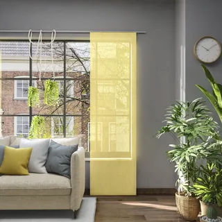 Neutex for you! Schiebegardine NEUTEX FOR YOU "Libre-ECO", gelb, B:60cm H:135cm, Jacquard, Polyester, Gardinen, nach Maß