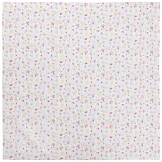 Esposa Tischdecke , Hellgelb, Flieder, Perlmutt , Textil , Floral , quadratisch , 85x85 cm , bügelleicht , Heimtextilien, Wohntextilien, Tischwäsche, Tischdecken