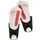 Ultra Ankle Schienbeinschoner Weiß/Glowing Red S