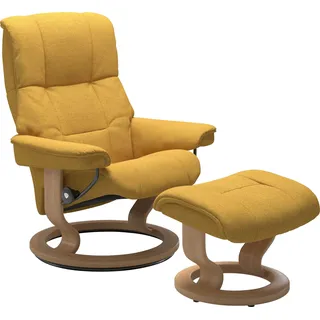 Stressless® Fußhocker »Mayfair«, mit Classic Base, Gestell Eiche, gelb