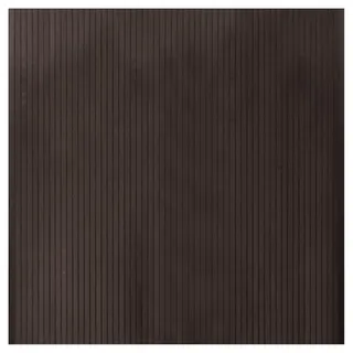 vidaXL Teppich Rechteckig Dunkelbraun 100x100 cm Bambus