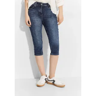 Cecil Caprijeans, mit Stretchanteil, blau