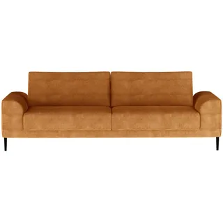 Welnova Schlafsofa , Currygelb , Metall , Uni , Füllung: Schaumstoff , 250x89x105 cm , Reach, Made in EU, FSC Mix , Stoffauswahl, Schlafen auf Sitzhöhe, Armteil links, Armteil rechts , Wohnzimmer, Sofas & Couches, Schlafsofas, Sonstige Schlafsofas