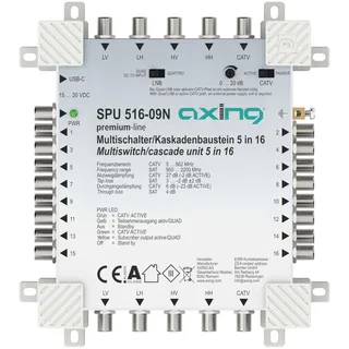 Axing SPU51609N Multischalter Stand-Alone/Kaskadenbaustein, 5 in 16, premium-line SPU51609N SPU 516-09N