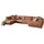 Sofa Madeline Wohnlandschaft U-Form Cord rost Longchair rechts
