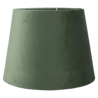 Kleiner Lampenschirm aus Stoff, Lampenschirm für Tisch- und Stehleuchte, E27, E14, doppelter Verwendungszweck, handgefertigt, konisch, Armeegrün
