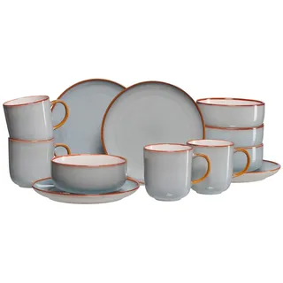 Ritzenhoff & Breker Portofino Frühstücks-Set 12-tlg. grau