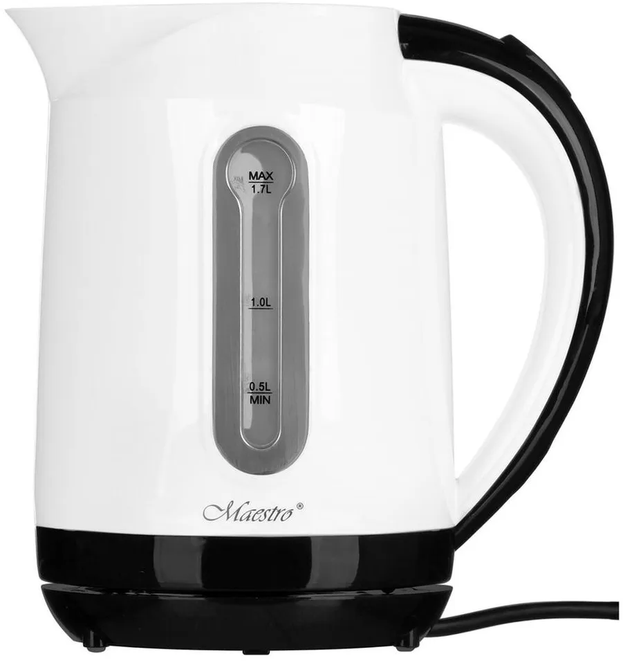 Bild von Wasserkocher Feel Maestro MR-041 Weiß Schwarz 2000 W 1,7 L