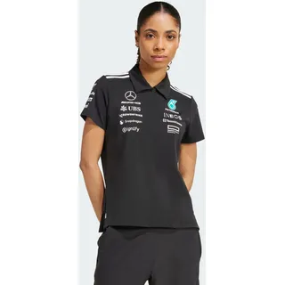 adidas Damen MERCEDES - AMG PETRONAS FORMULA ONE TEAM POLOSHIRT schwarz|weiß L