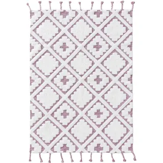 Kunstloft Kinderteppich waschbar Matheo Lila 160x230 cm , Textil , Rechteckig , 160x1 cm , Oeko-Tex® Standard 100 , für Fußbodenheizung geeignet , Teppiche und Böden, Teppiche, Kinderteppiche